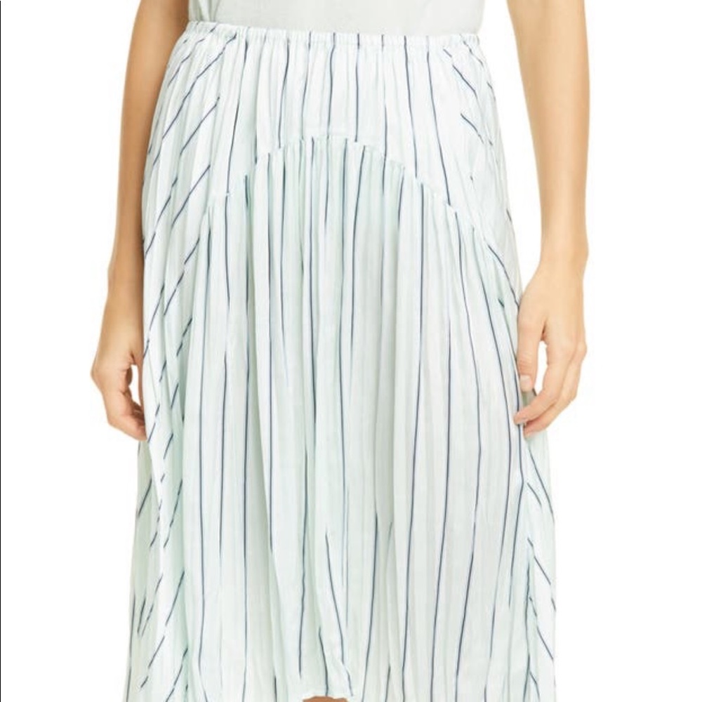 Vince gauzy panel skirt size Medium NWT